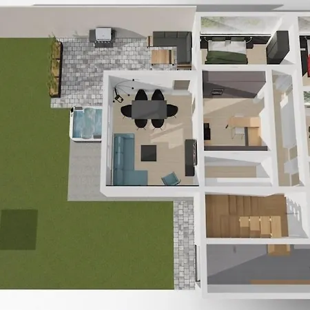 Apartment Stilapartment Oasis #whirlpool Saisonal